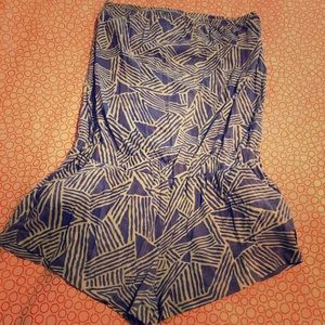 Billabong strapless one piece short set